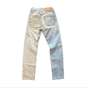 Vintage Levis 501 80s faded light wash jeans Levi Strauss 26x30